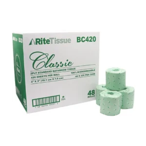 2 Ply Virgin Standard Toilet Paper - Rite