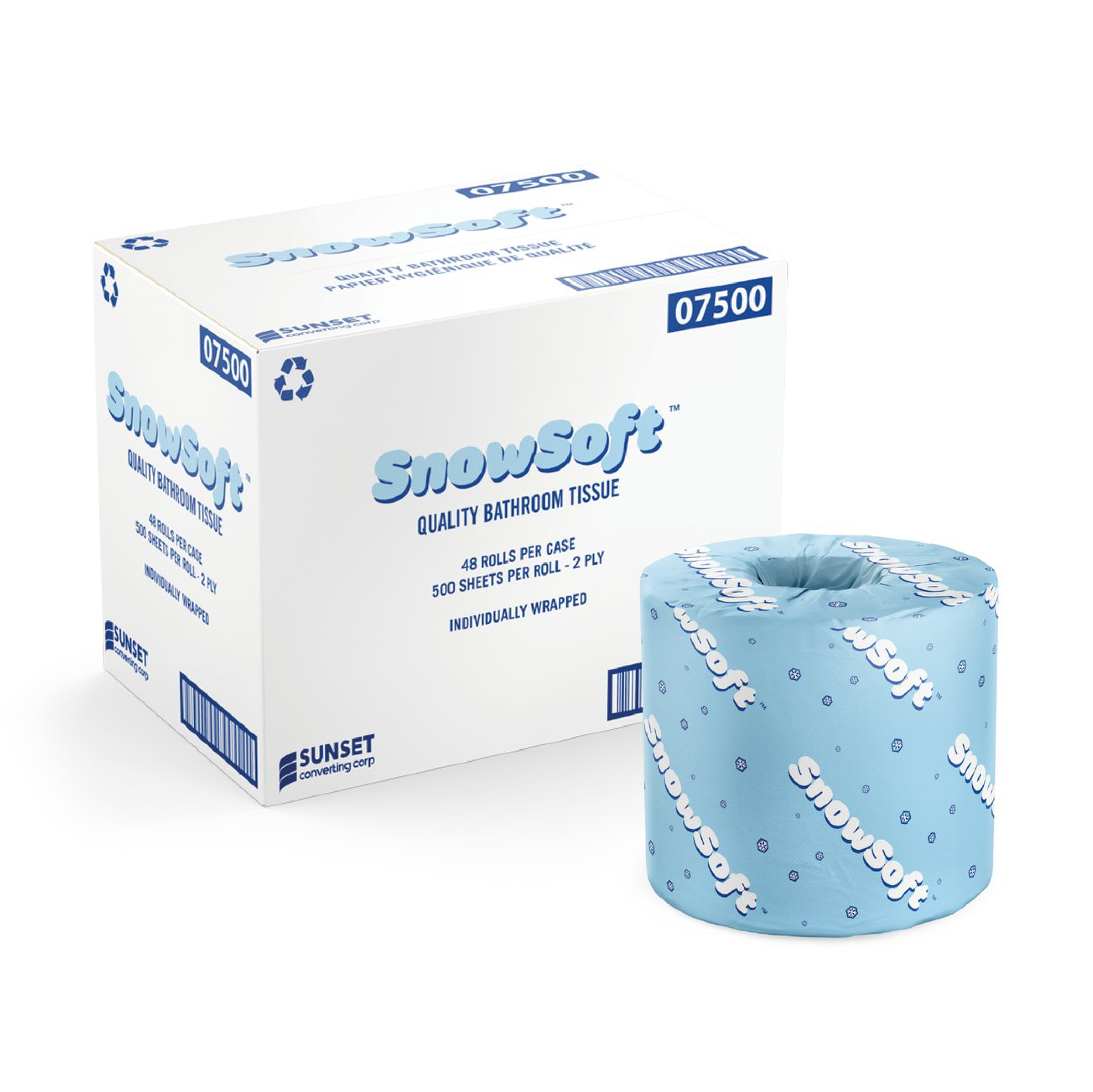 2 Ply Virgin Standard Toilet Paper - Snowsoft - Image 2